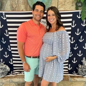 Pink blush Maternity Dress